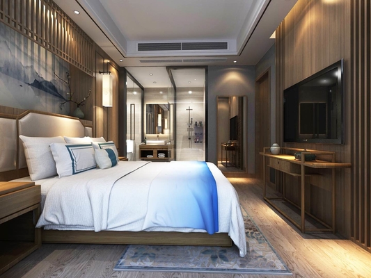 Sperrholz-festes Holz-Schlafzimmer-Möbel Gelaimei E1 stellen mit Hotel-Nachtstand ein