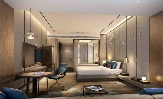 Fertigen Standardspeicher-Garderobe des schlafzimmer-ISO14001 Größe für Luxushotel-Reihen besonders an