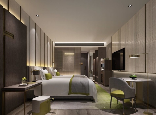 Fertigen Sie Hotel-Gast-Raum-Möbel des Sperrholz-E1 für das 4 Stern-Hotel besonders an