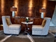 Die erstklassige Hotel-Lobby, die Sofa Sets Suitable ODM-Soem setzt, nahm an