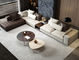 Einfache Wohnzimmer-Landhaus-Möbel-Gewebe-Polsterungs-Oberflächen-Walnuss-Farbkratzfestigkeit