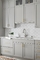 Sperrholz-Basis-weißer Lack-Küchenschrank des Grad-E1 eingestellt mit ISO9001