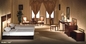 ISO14001 bestätigte Hotel-Schlafzimmer-Möbel einstellt feste hölzerne Hotel-Möbel-Walnuss-Farbe