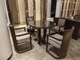 Restaurant-Möbel-niedrige hintere Holzstühle des Hotel-ISO18001 nicht einziehbar