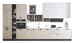 Küchenschränke Gelaimei lamellenförmig angeordnetes Soem-ODM-Willkommens-einfache Installation