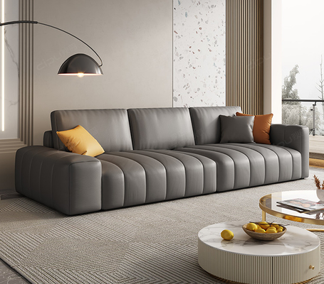 Furnierholz-Handelslandhaus-Möbel-Leben Sofa And Tea Table